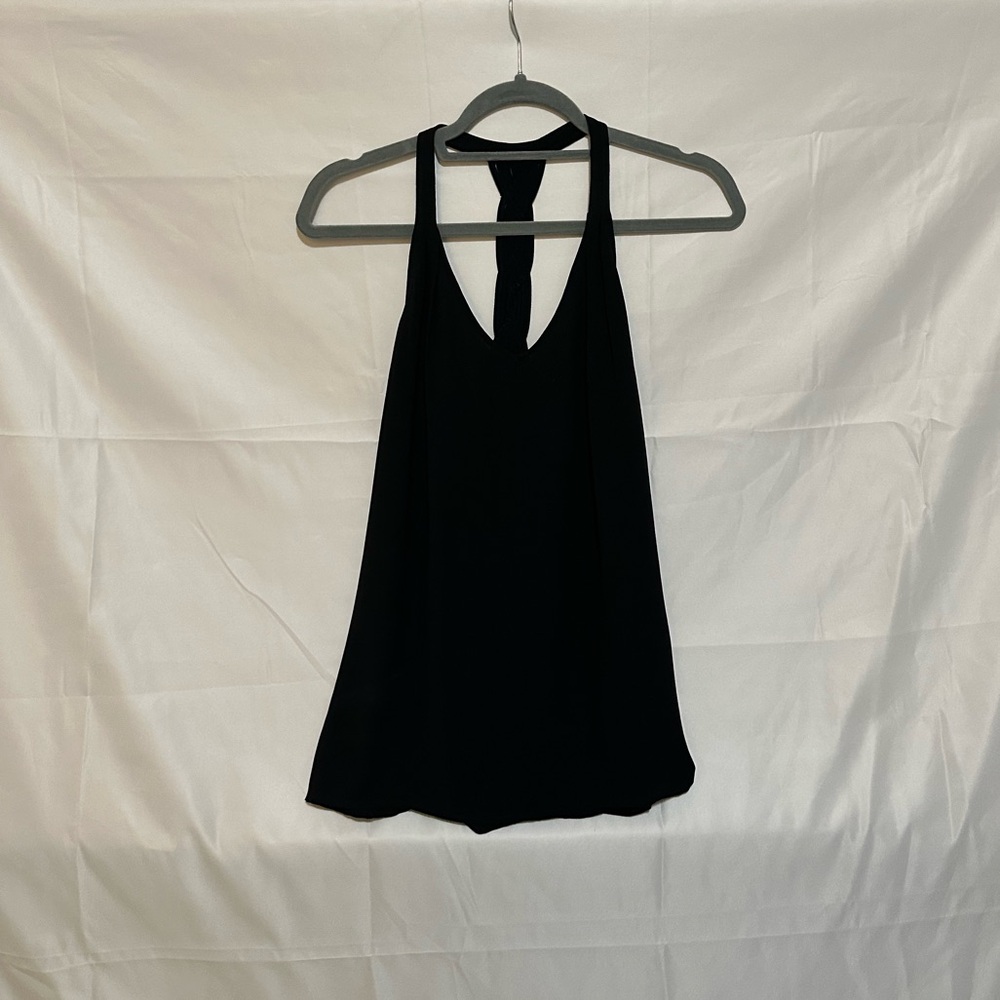 Naked Zebra | Size S - Elegant Black Sleeveless Top